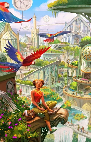 Solarpunk par Rita Fei