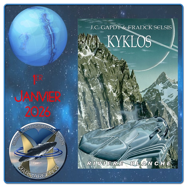 Couverture de Kyklos sur fond spatial pour sa parution