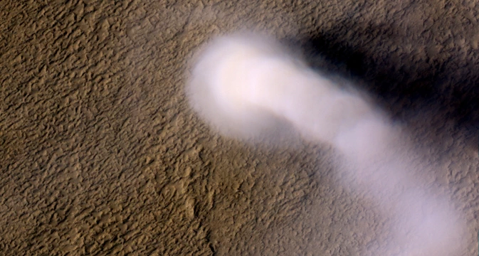Photo d'une tempete Mars Photo d'une tempete Mars